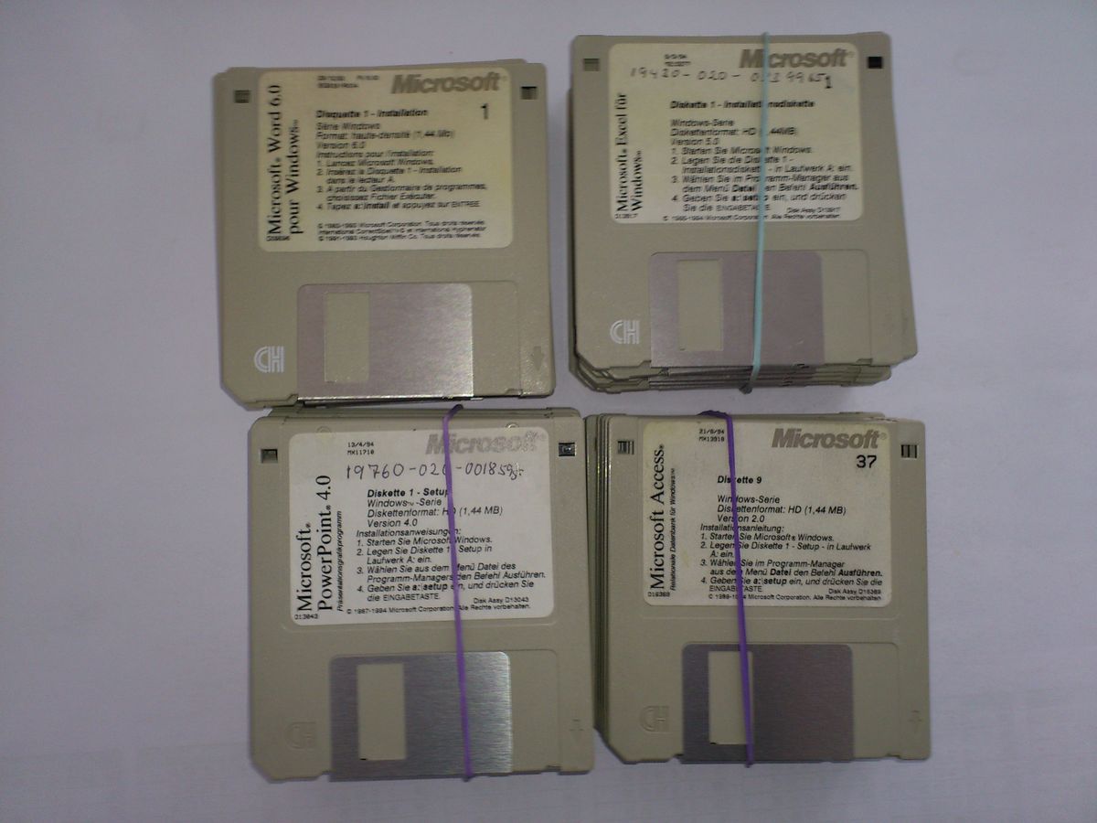 Windows 3.1 Disketten
