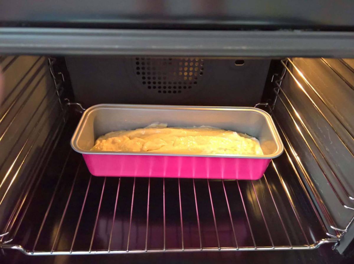 Kuchen im Ofen