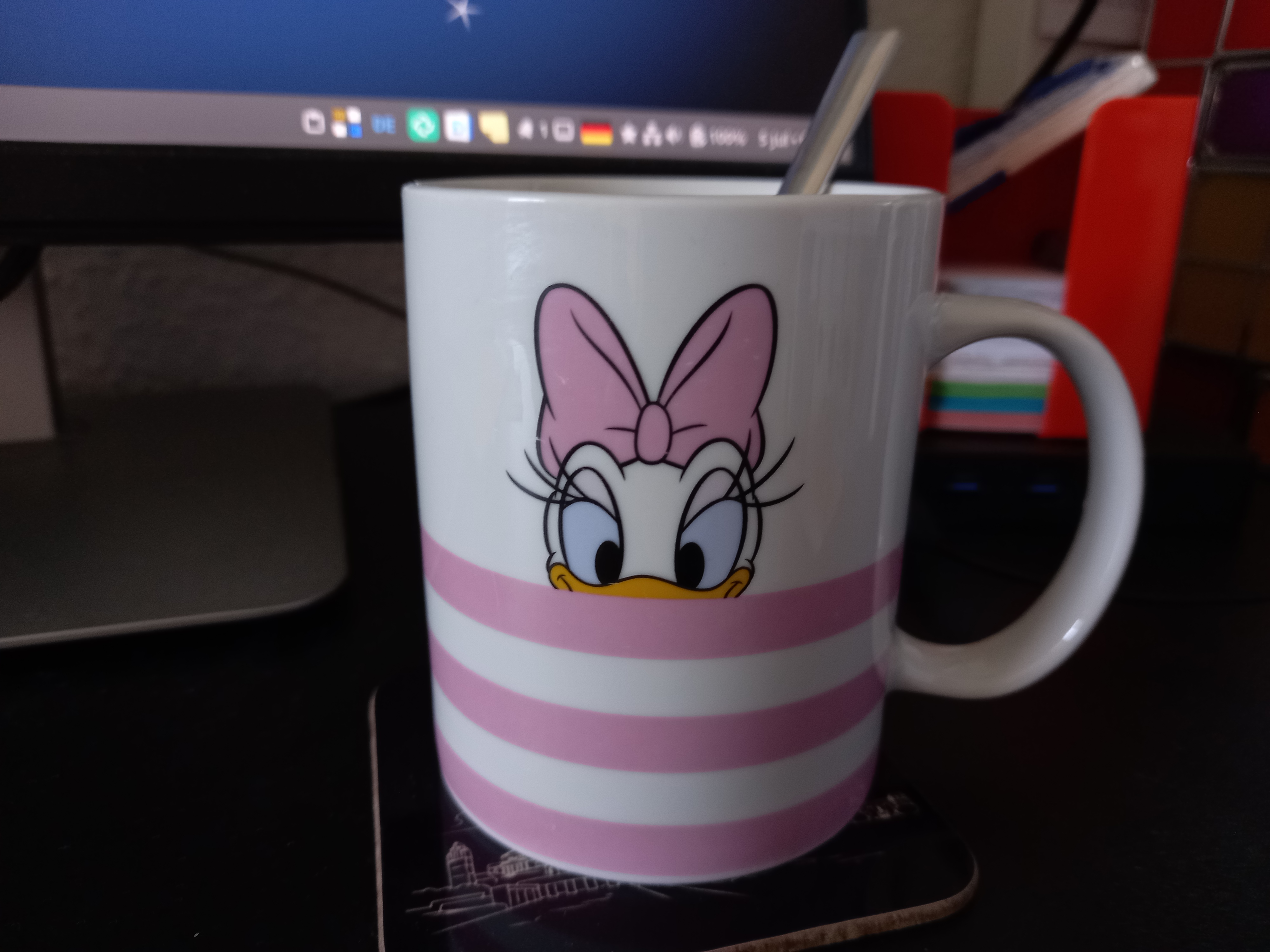 Moin mit Daisy Duck